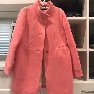 Crewcuts pink dress coat